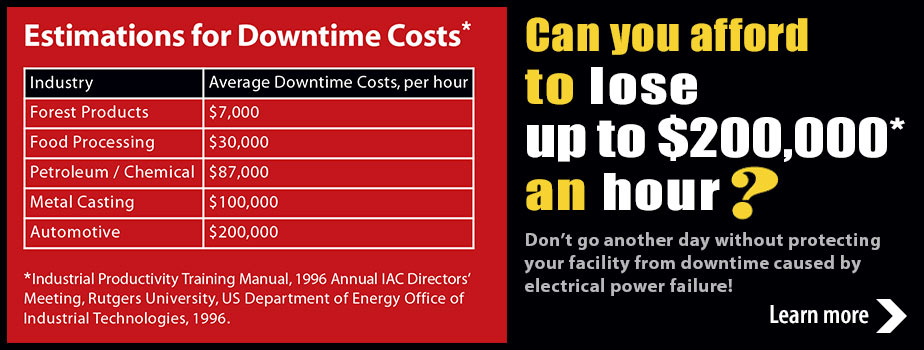 Facility Maintenance Downtime Cost Estimations